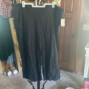 Terra and sky plus size cotton wide leg pants new with tags